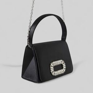 Elegant Rhinestone Crossbody / Hand Bag , NEW